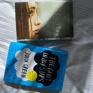 If I stay, The fault in our stars Books